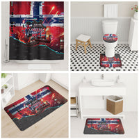 Norway Football Viking Row Bathroom Set Flag Nordic Footballer - If We Win Lets Do It