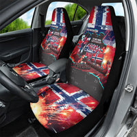Norway Football Viking Row Car Seat Cover Flag Nordic Footballer - If We Win Lets Do It