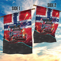 Norway Football Viking Row Garden Flag Flag Nordic Footballer - If We Win Lets Do It