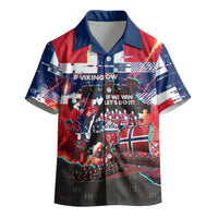 Norway Football Viking Row Kid Hawaiian Shirt Flag Nordic Footballer - If We Win Lets Do It