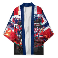 Norway Football Viking Row Kimono Flag Nordic Footballer - If We Win Lets Do It