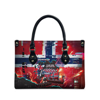 Norway Football Viking Row Leather Bag Flag Nordic Footballer - If We Win Lets Do It