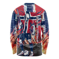 Norway Football Viking Row Long Sleeve Shirt Flag Nordic Footballer - If We Win Lets Do It