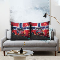 Norway Football Viking Row Pillow Cover Flag Nordic Footballer - If We Win Lets Do It