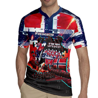 Norway Football Viking Row Rugby Jersey Flag Nordic Footballer - If We Win Lets Do It