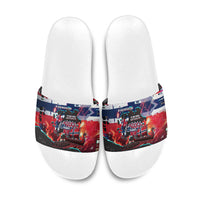 Norway Football Viking Row Slide Sandals Flag Nordic Footballer - If We Win Lets Do It