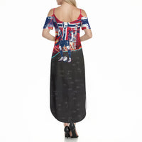 Norway Football Viking Row Summer Maxi Dress Flag Nordic Footballer - If We Win Lets Do It
