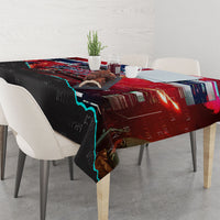 Norway Football Viking Row Tablecloth Flag Nordic Footballer - If We Win Lets Do It