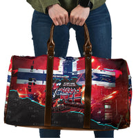 Norway Football Viking Row Travel Bag Flag Nordic Footballer - If We Win Lets Do It