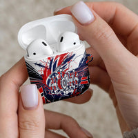 Norway Football From The Fjords To The World AirPods Case Viking Shield Paint Splatter Soccer Team