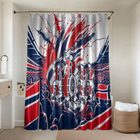 Norway Football From The Fjords To The World Bathroom Set Viking Shield Paint Splatter Soccer Team