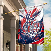 Norway Football From The Fjords To The World Garden Flag Viking Shield Paint Splatter Soccer Team