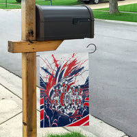 Norway Football From The Fjords To The World Garden Flag Viking Shield Paint Splatter Soccer Team