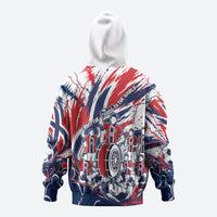 Norway Football From The Fjords To The World Hoodie Viking Shield Paint Splatter Soccer Team