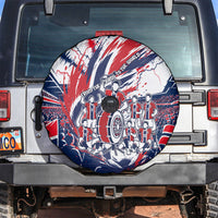 Norway Football From The Fjords To The World Spare Tire Cover Viking Shield Paint Splatter Soccer Team