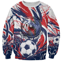 Norway Football From The Fjords To The World Sweatshirt Viking Shield Paint Splatter Soccer Team