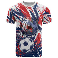 Norway Football From The Fjords To The World T Shirt Viking Shield Paint Splatter Soccer Team