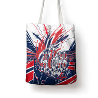 Norway Football From The Fjords To The World Tote Bag Viking Shield Paint Splatter Soccer Team
