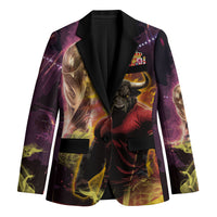 Personalized Spain Football Bull Mascot Blazer Spanish Pride Champion Trophy Graphic Art