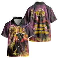 Personalized Spain Football Bull Mascot Kid Hawaiian Shirt Spanish Pride Champion Trophy Graphic Art