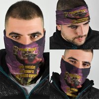 Personalized Spain Football Bull Mascot Neck Gaiter Spanish Pride Champion Trophy Graphic Art