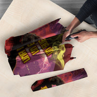 Personalized Spain Football Bull Mascot Umbrella Spanish Pride Champion Trophy Graphic Art