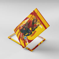 Spain Football Bull Mascot Canvas Wall Art Spanish Pride Champion Soccer Trophy Graffiti