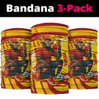 Spain Football Bull Mascot Neck Gaiter Spanish Pride Champion Soccer Trophy Graffiti