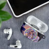 Iris Goddess AirPods Case Rainbow Winged Iris - Pitcher Lyre And Greek Key