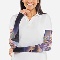 Iris Goddess Arm Sleeves Rainbow Winged Iris - Pitcher Lyre And Greek Key