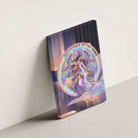 Iris Goddess Canvas Wall Art Rainbow Winged Iris - Pitcher Lyre And Greek Key