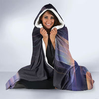 Iris Goddess Hooded Blanket Rainbow Winged Iris - Pitcher Lyre And Greek Key