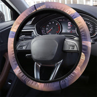 Iris Goddess Steering Wheel Cover Rainbow Winged Iris - Pitcher Lyre And Greek Key