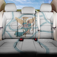 Iris Goddess Back Car Seat Cover Winged Iris Caduceus Staff Rainbow Ribbon Greek Key