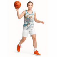 Iris Goddess Basketball Jersey Winged Iris Caduceus Staff Rainbow Ribbon Greek Key