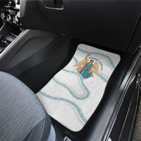Iris Goddess Car Mats Winged Iris Caduceus Staff Rainbow Ribbon Greek Key