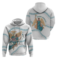 Iris Goddess Hoodie Winged Iris Caduceus Staff Rainbow Ribbon Greek Key