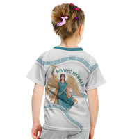 Iris Goddess Kid T Shirt Winged Iris Caduceus Staff Rainbow Ribbon Greek Key