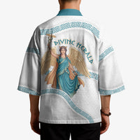 Iris Goddess Kimono Winged Iris Caduceus Staff Rainbow Ribbon Greek Key