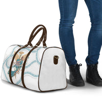Iris Goddess Travel Bag Winged Iris Caduceus Staff Rainbow Ribbon Greek Key
