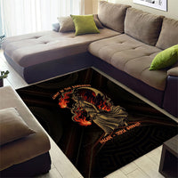 Hecate Triple Goddess Area Rug Greek Hecate Flaming Torches Key Snake And Hounds