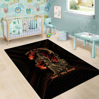 Hecate Triple Goddess Area Rug Greek Hecate Flaming Torches Key Snake And Hounds
