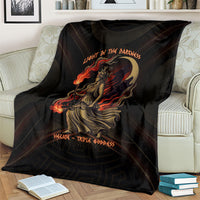 Hecate Triple Goddess Blanket Greek Hecate Flaming Torches Key Snake And Hounds