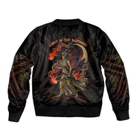 Hecate Triple Goddess Bomber Jacket Greek Hecate Flaming Torches Key Snake And Hounds