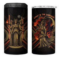 Hecate Triple Goddess 4 in 1 Can Cooler Tumbler Greek Hecate Flaming Torches Key Snake And Hounds