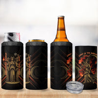 Hecate Triple Goddess 4 in 1 Can Cooler Tumbler Greek Hecate Flaming Torches Key Snake And Hounds