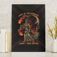 Hecate Triple Goddess Canvas Wall Art Greek Hecate Flaming Torches Key Snake And Hounds
