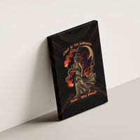 Hecate Triple Goddess Canvas Wall Art Greek Hecate Flaming Torches Key Snake And Hounds