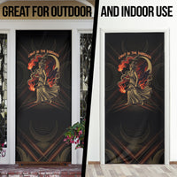 Hecate Triple Goddess Door Cover Greek Hecate Flaming Torches Key Snake And Hounds