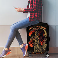 Hecate Triple Goddess Luggage Cover Greek Hecate Flaming Torches Key Snake And Hounds